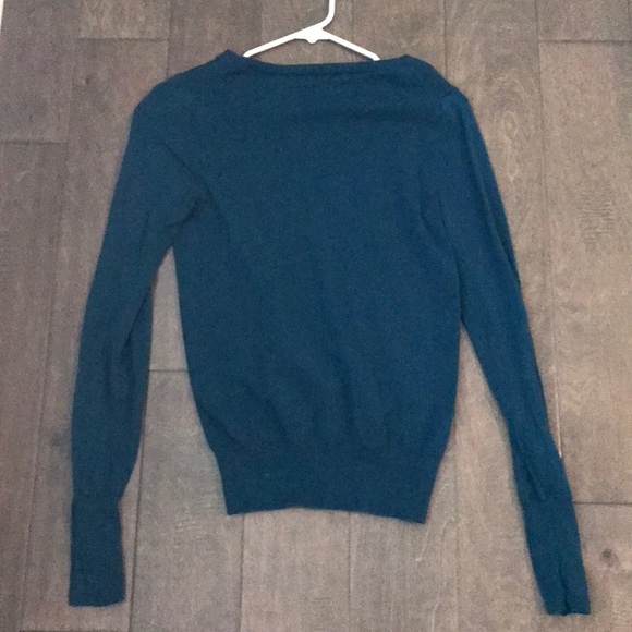 ***LIKE NEW*** Ann Taylor deep teal sweater - Picture 3 of 4